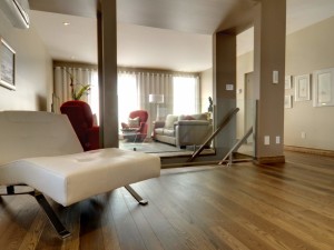 Plancher long, frêne sélect naturel 3-5 po. huilé et coloré