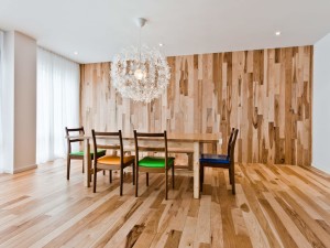 Plancher hickory verni satin grade authentique et sélect naturel