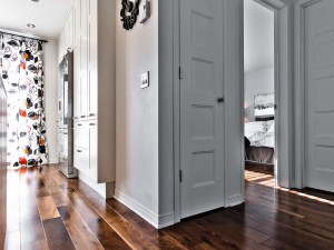 Plancher standard en noyer noir