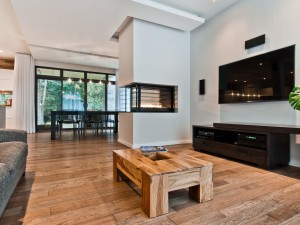 Plancher standard, hickory sélect naturel, huilé couleur moisson