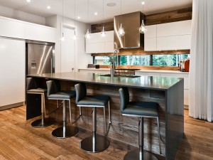 Plancher standard, hickory sélect naturel, huilé couleur moisson