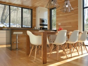 Plancher standard hickory sélect naturel vernis mat