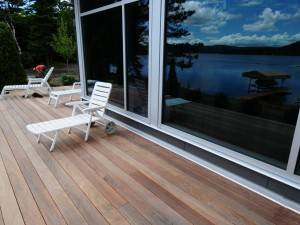 Revêtement de patio en bois Ipé
